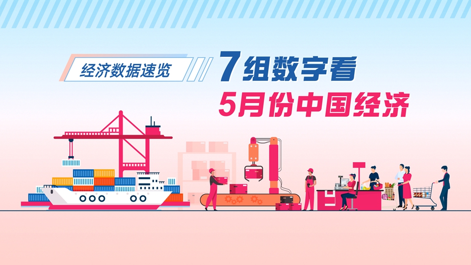 经济数据速览：7组数字看5月份中国经济