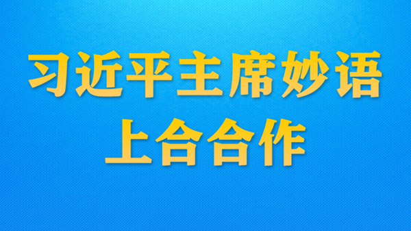 习近平主席妙语上合合作